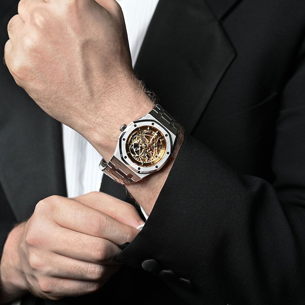 Audemars Piguet Royal Oak, Double Balance Wheel, Openworked Dial