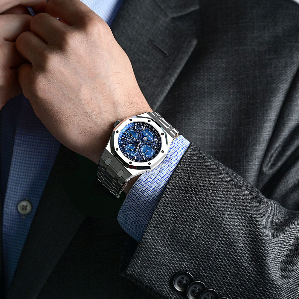Audemars Piguet Royal Oak Perpetual Calendar &ldquo;John Mayer&rdquo; Edition, 18K White Gold, 41 mm