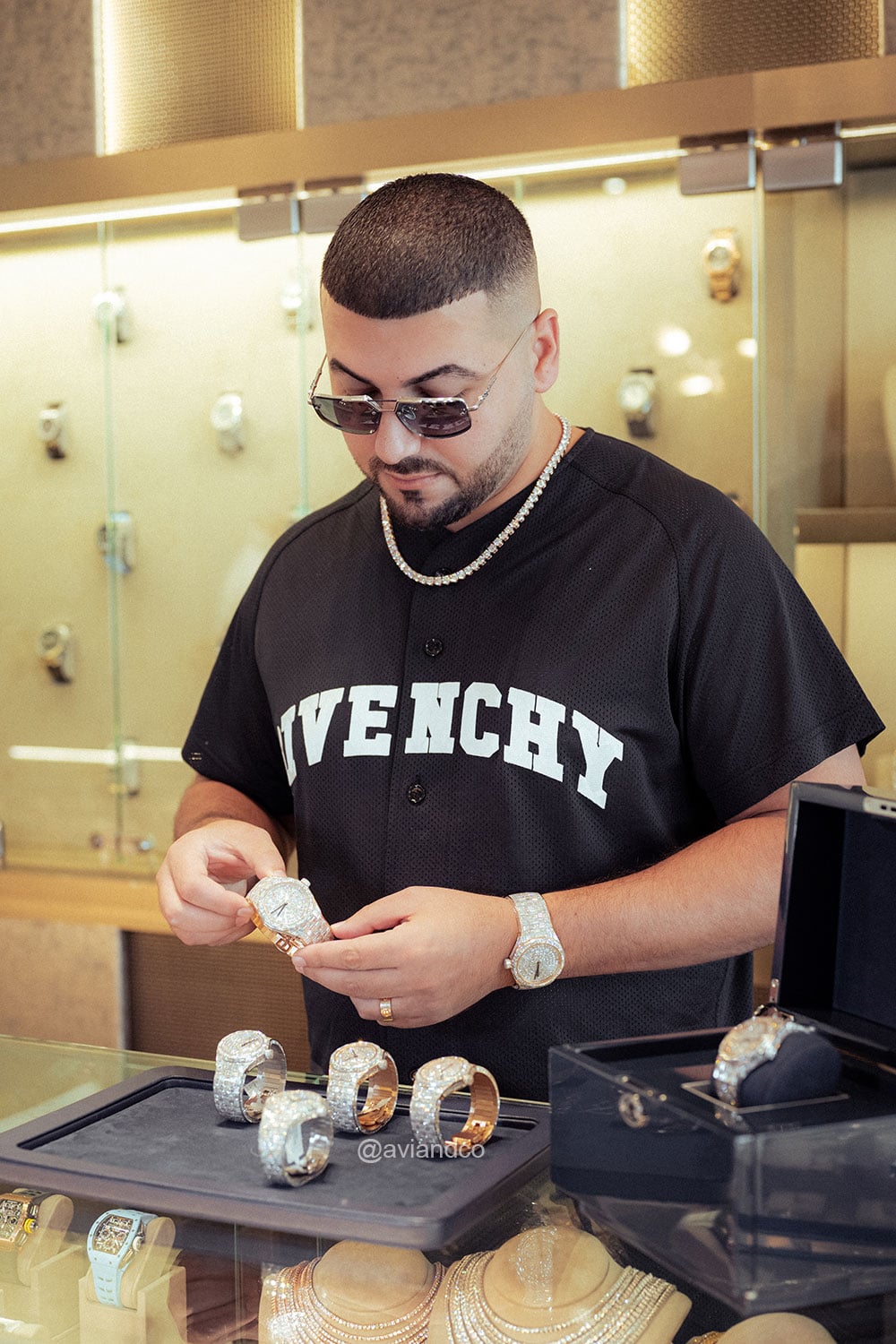 Avi & Co. Founder and CEO Avi Hiaeve in the Miami Store