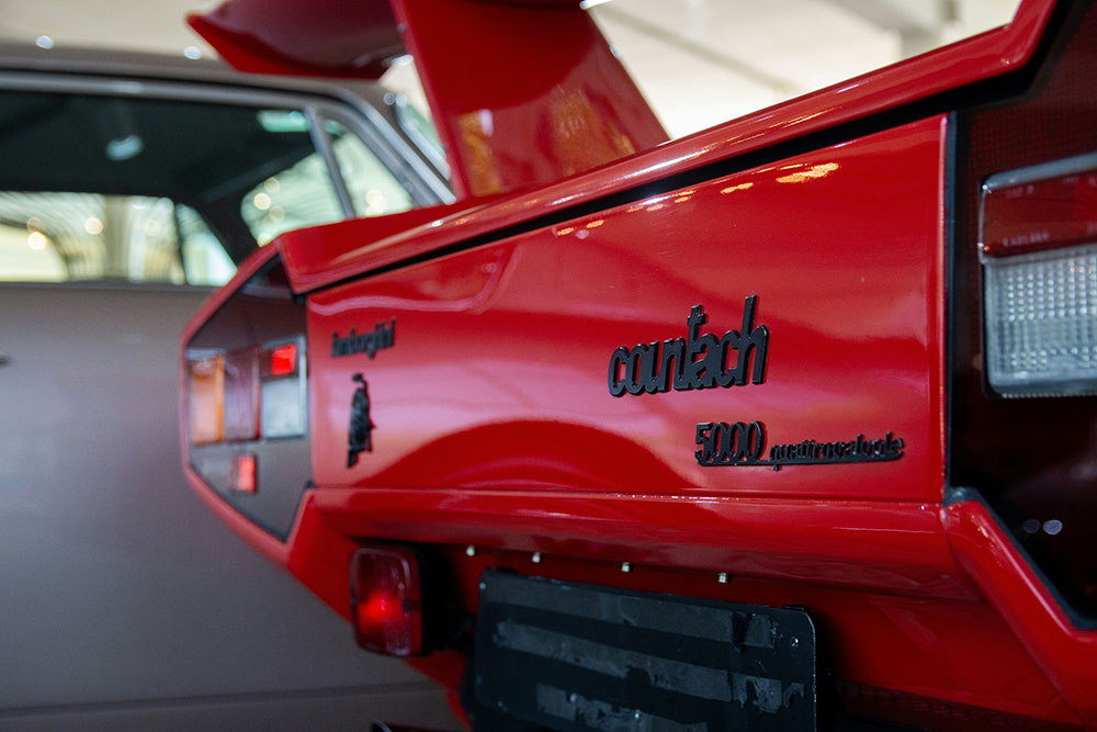 Red Lamborghini Countach