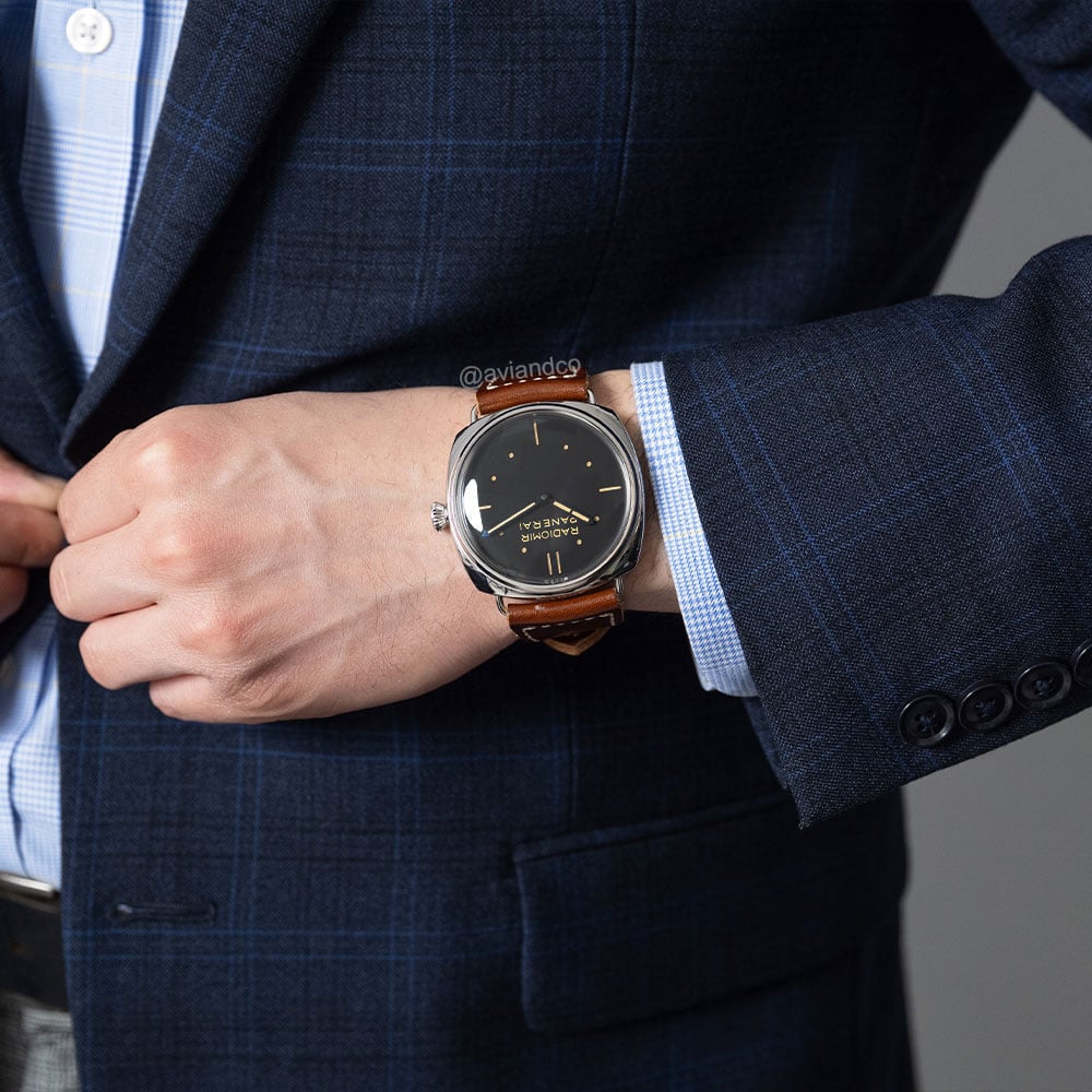 Panerai Radiomir, SLC 3 Day, Steel, Black Dial, 47 mm