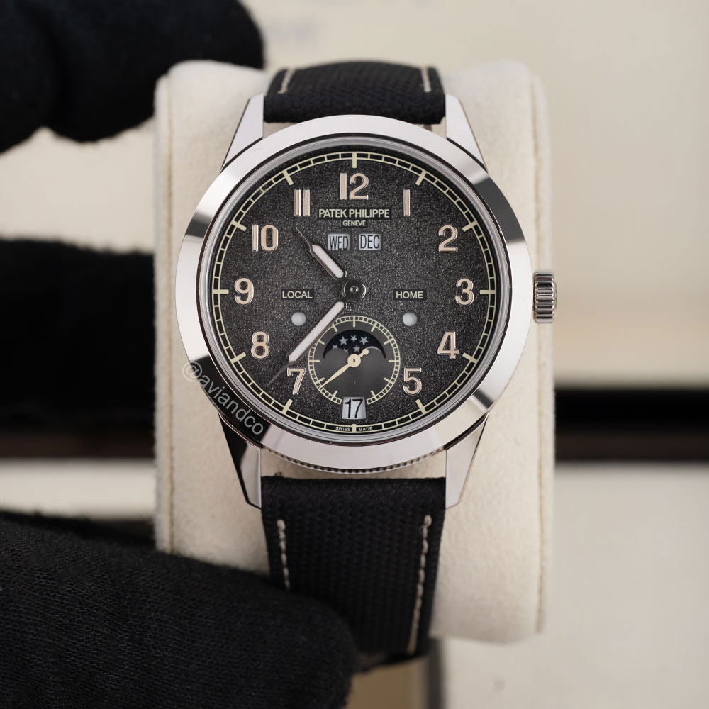 Patek Philippe Complications, Annual Calendar, White Gold, Charcoal Gray Dial