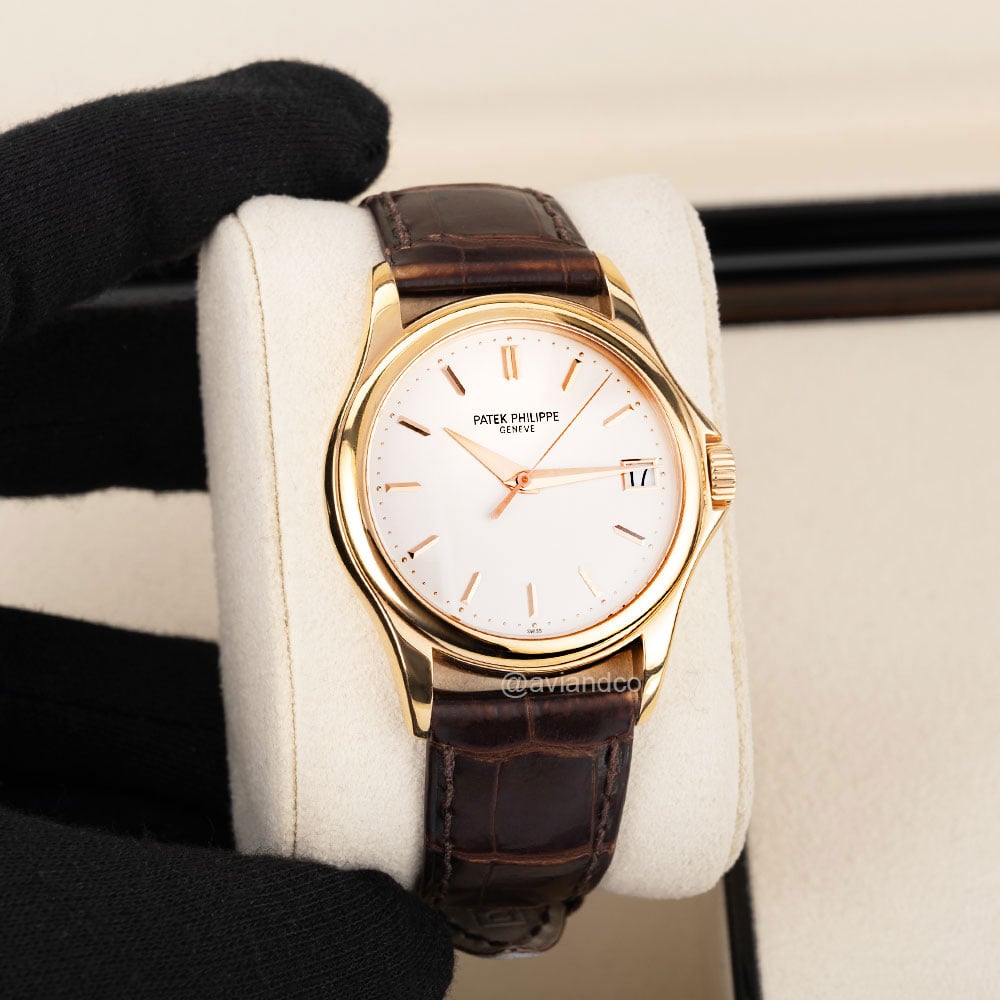 Patek Philippe Calatrava, 18K rose gold, 37 mm