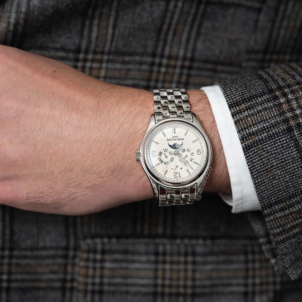 Patek Philippe Complications, 18K White Gold, Ivory Dial