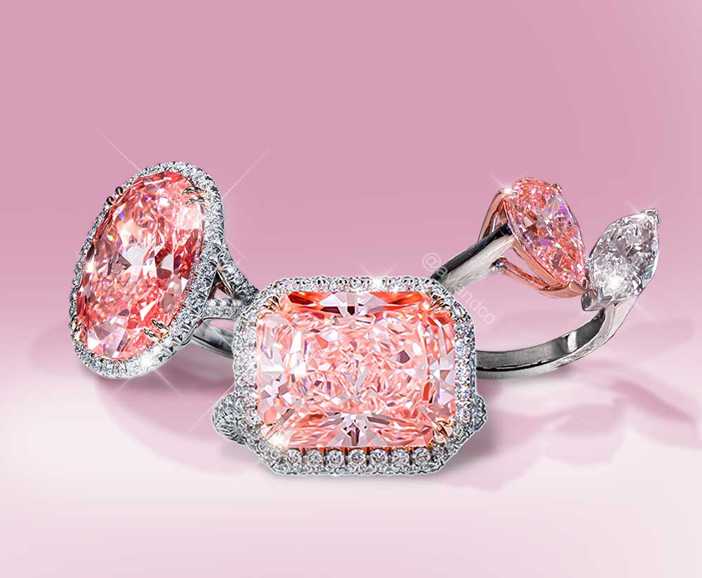Find colorful and white diamonds at Avi & Co.