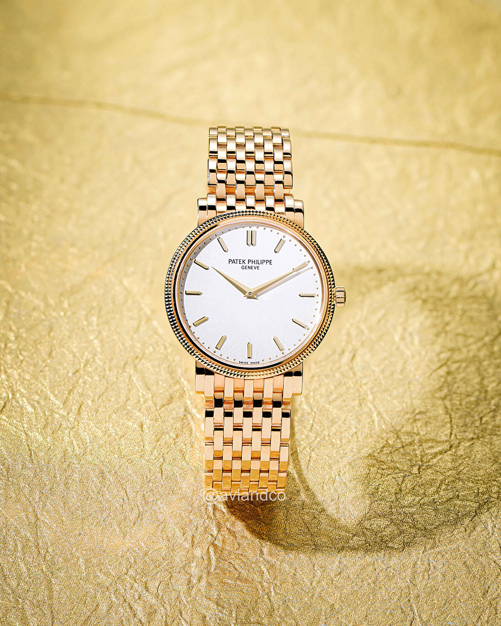 Patek Philippe Calatrava, Yellow Gold, Silver Dial