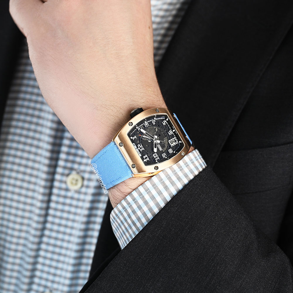 Richard Mille RM 005, 18K Rose Gold, Skeleton Dial, 45 mm