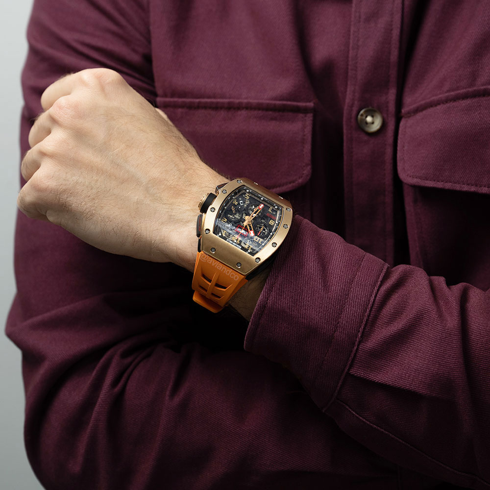 Richard Mille RM 011, “Red Demon” Automatic Flyback Chronograph, 18K Rose Gold