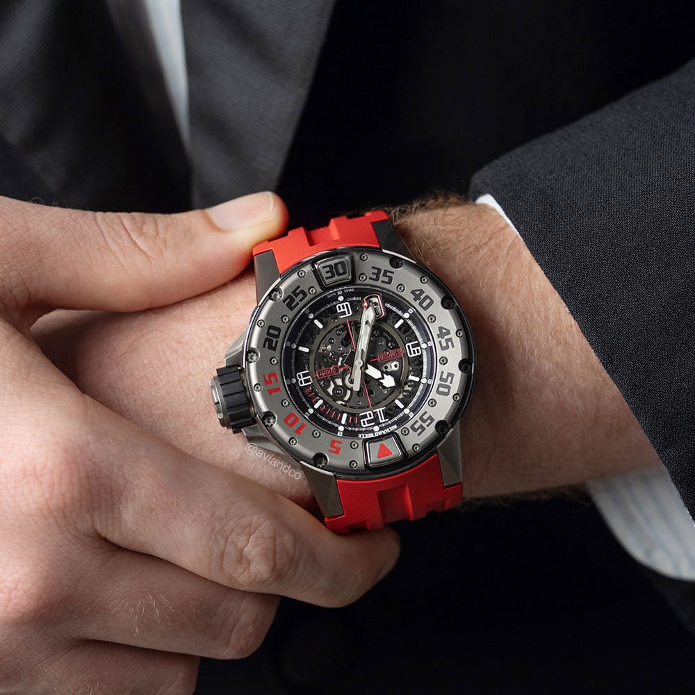 Richard Mille RM 028, Titanium, Skeleton Dial, 47 mm