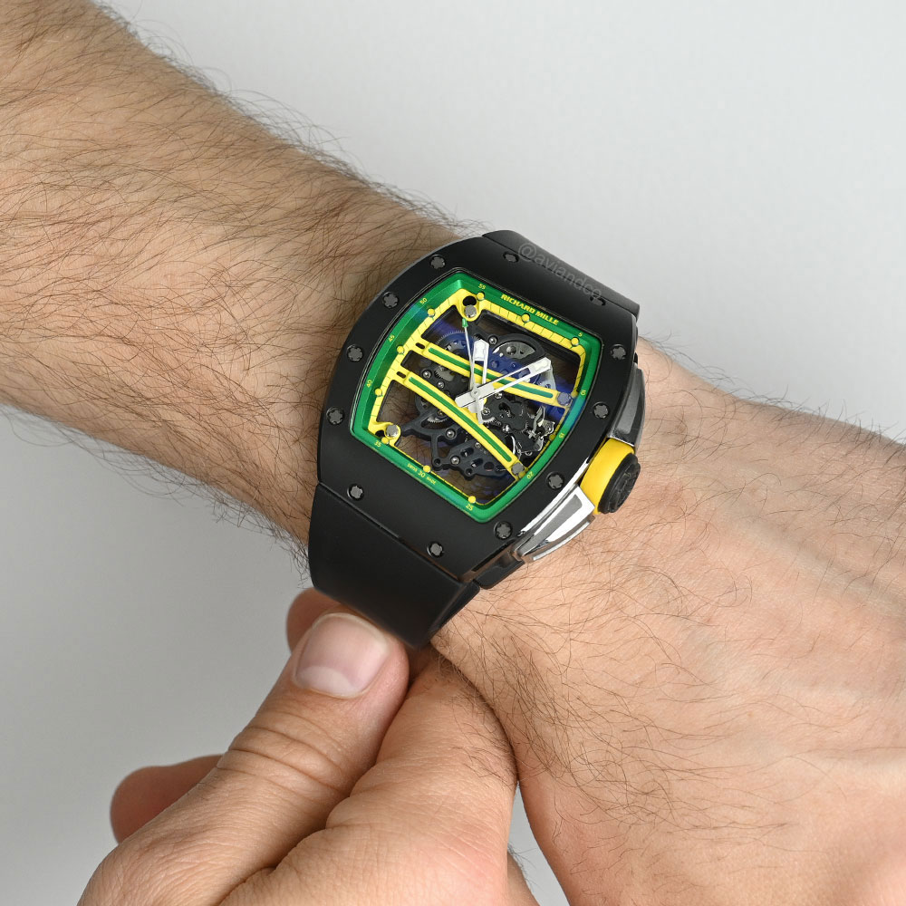 Richard Mille RM 61-01 Yohan Blake, TPZ Black Ceramic, Skeleton Dial