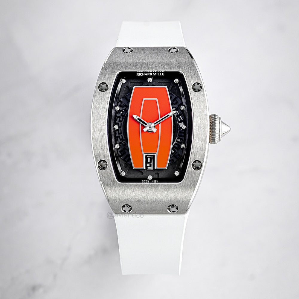 Richard Mille RM 007, 18K White Gold, Skeleton Diamond Dial