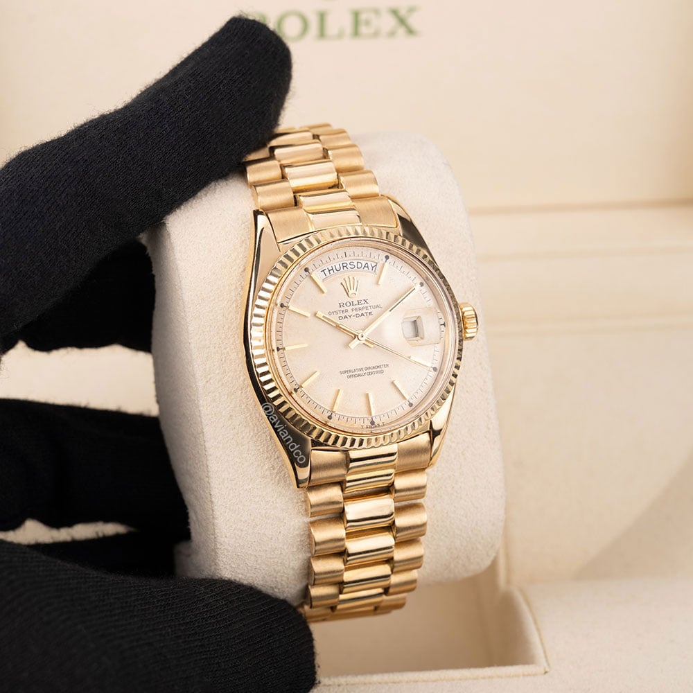 Rolex Day-Date “T Swiss T” edition, 18K yellow gold