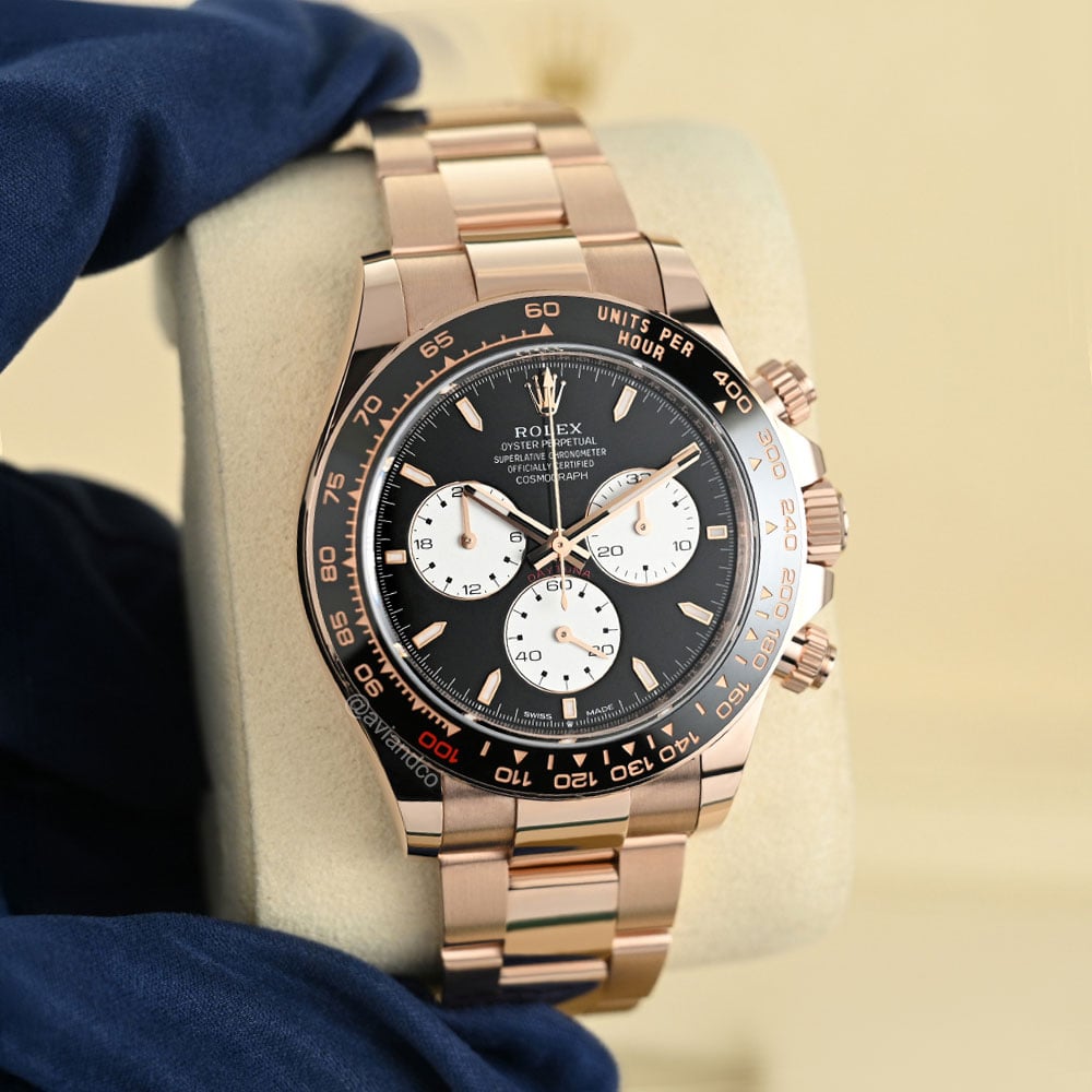 Rolex Daytona “Le Mans,” 18K Rose Gold, Black Index Dial, Oyster Bracelet, 40 mm