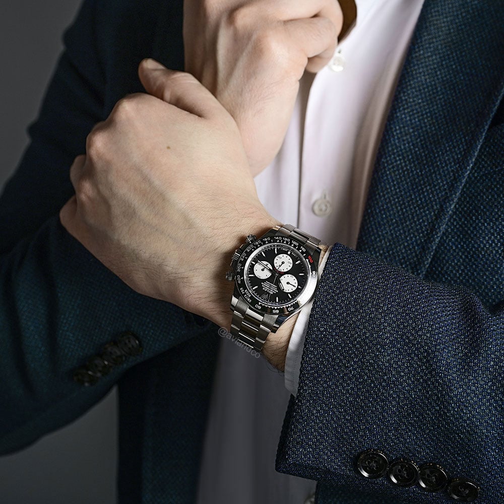 Rolex Daytona “Le Mans”, 18K White Gold, Black Dial