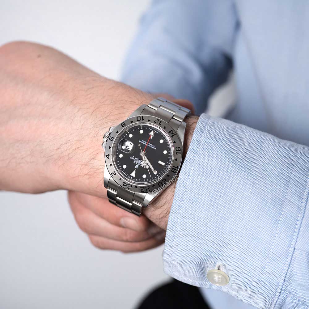 Rolex Explorer II, Oyster, Steel, Black Index Dial