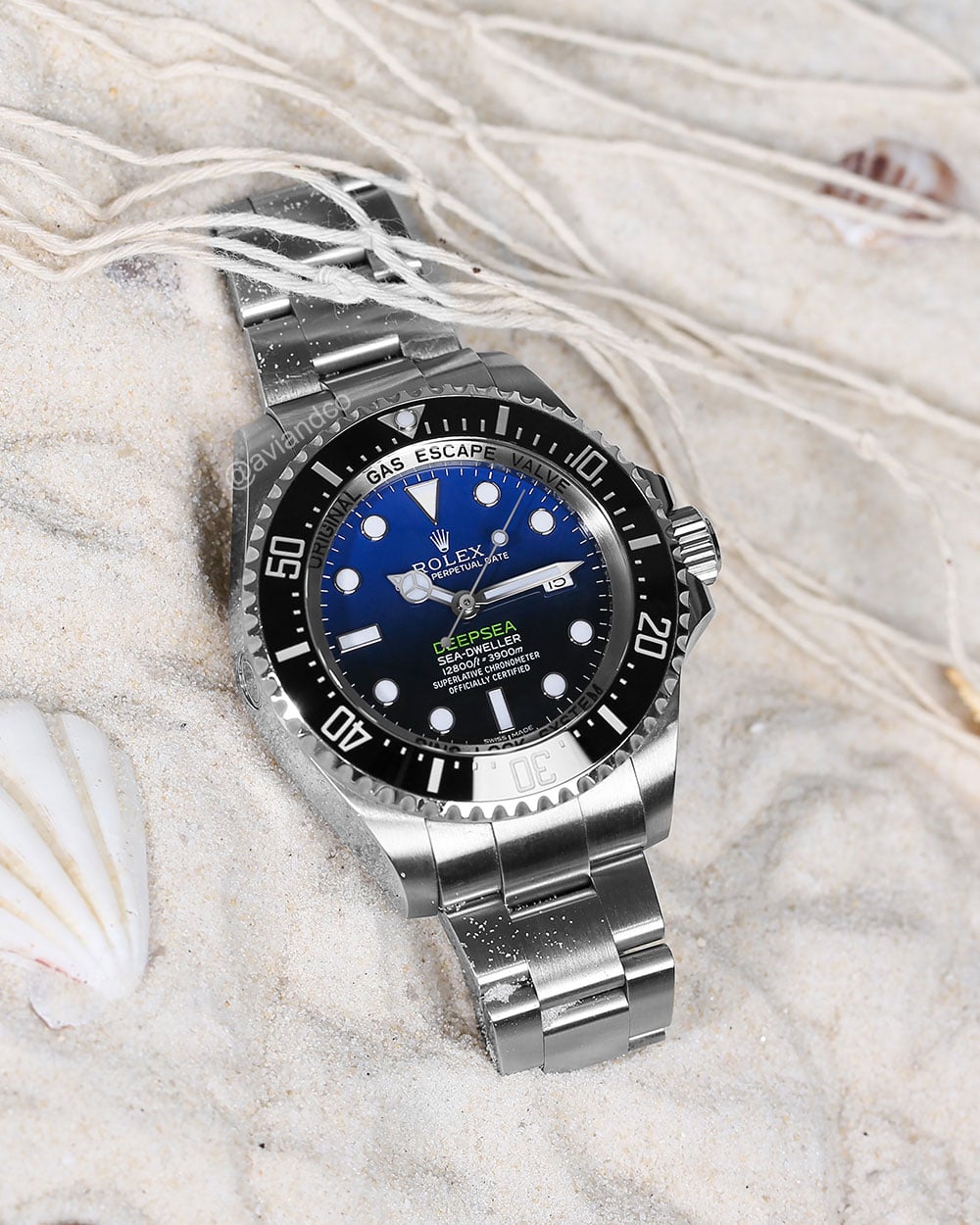 Rolex Deepsea &ldquo;James Cameron,&rdquo; Stainless Steel, Deepsea Blue Dial, 44 mm