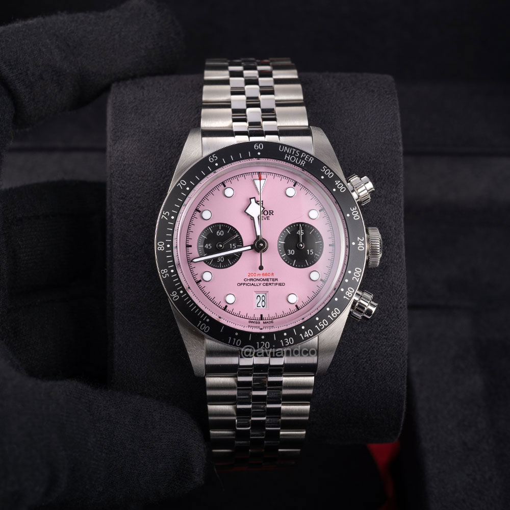 Tudor Black Bay, Stainless Steel, Pink Dial, 41 mm