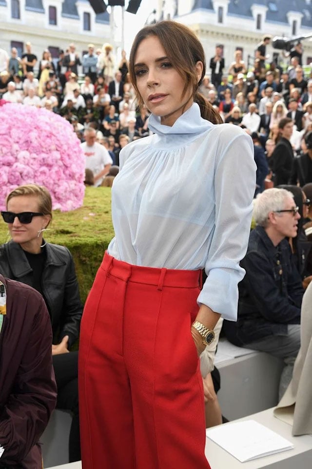 Victoria Beckham sporting a Patek Philippe Nautilus