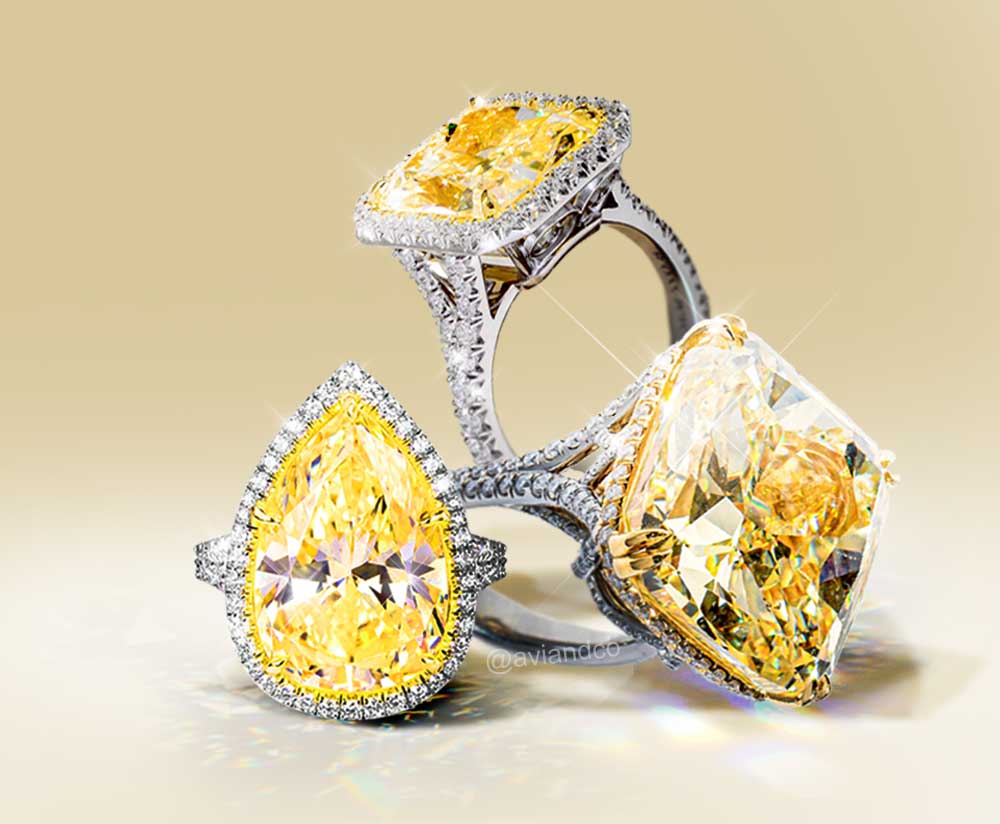 Explore the allure of yellow diamonds at Avi & Co.