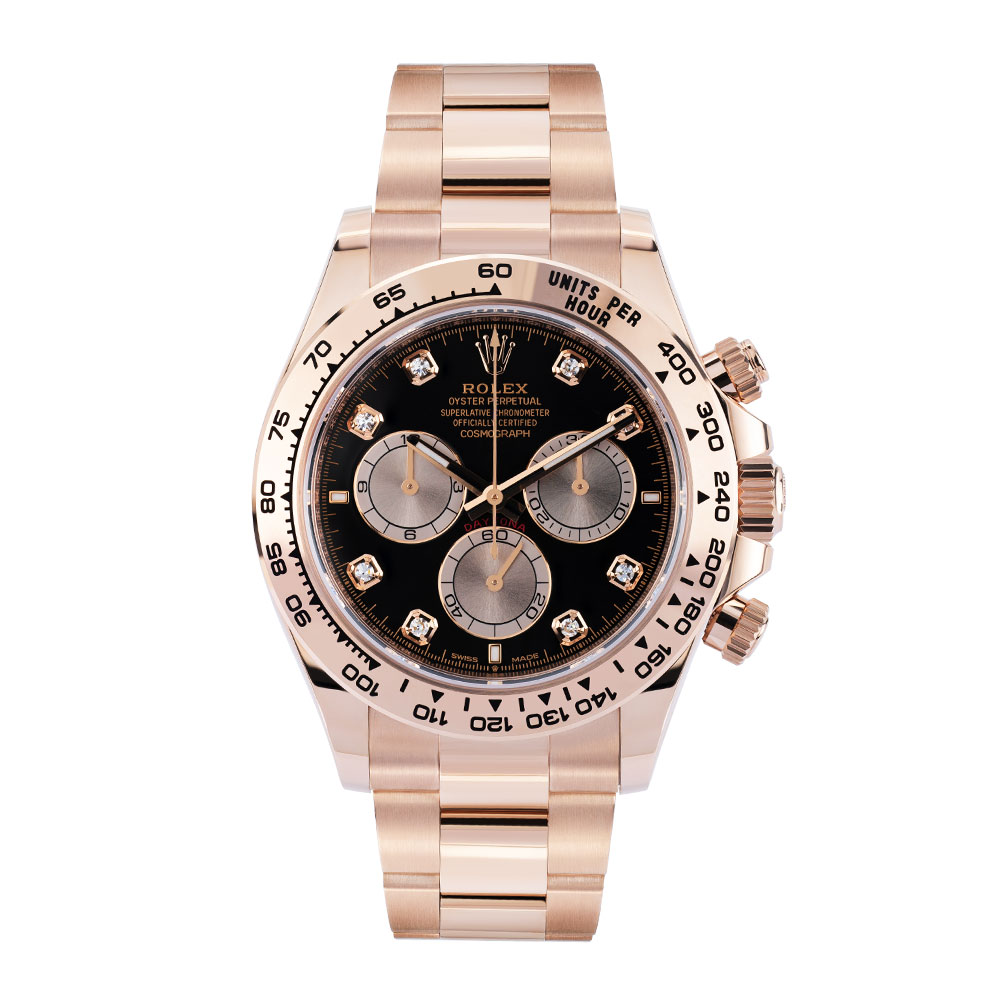 Luxury Pre Owned Rolex Daytona 126505 With Black Diamond Dial