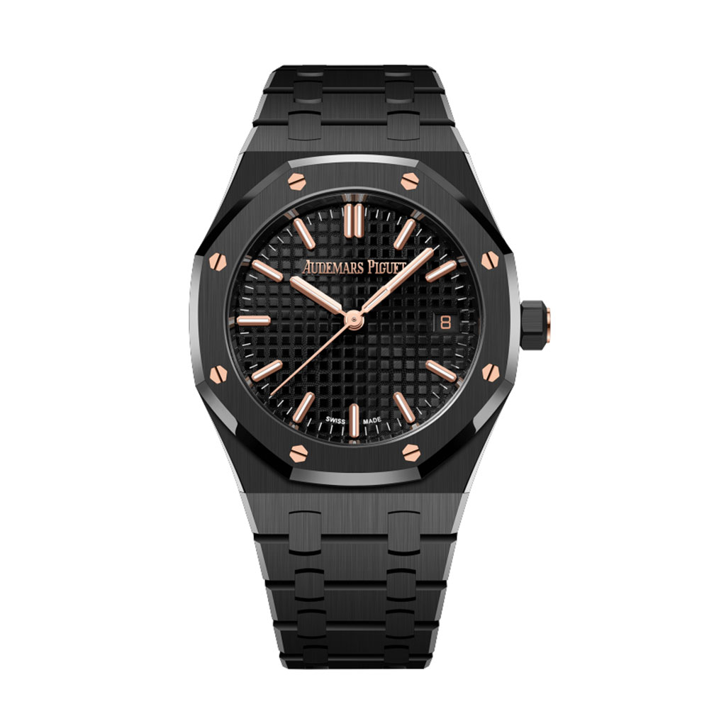 Audemars Piguet Royal Oak 77350CE Black Ceramic Black dial 34 mm