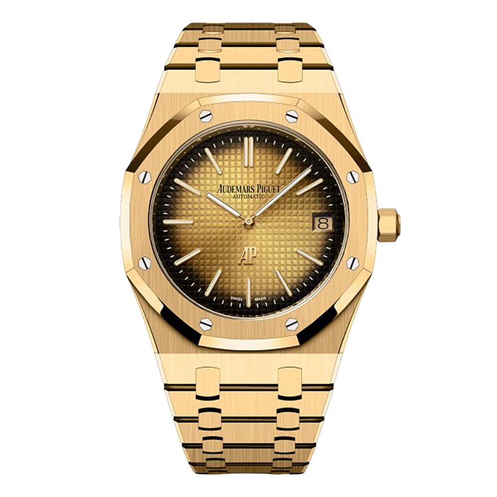 Audemars piguet yellow gold royal oak deals