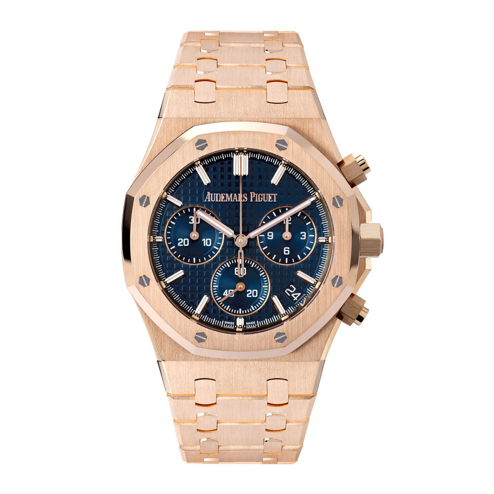 Audemars piguet royal oak blue dial 41mm best sale
