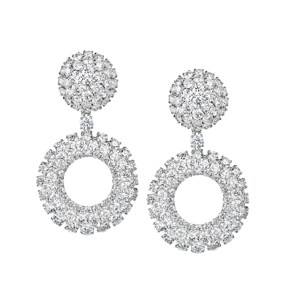 Avi & Co. Statement Diamond Earrings
