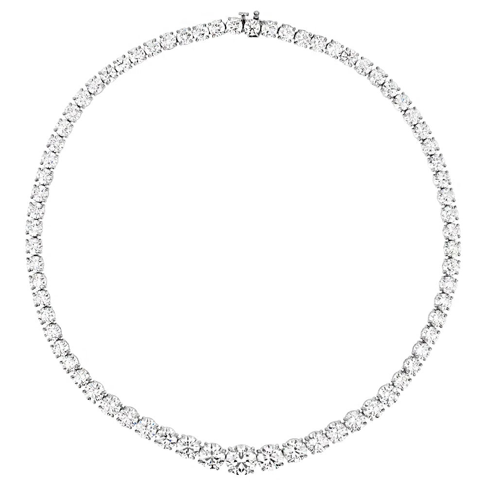 Avi & Co. Graduated Tennis Necklace