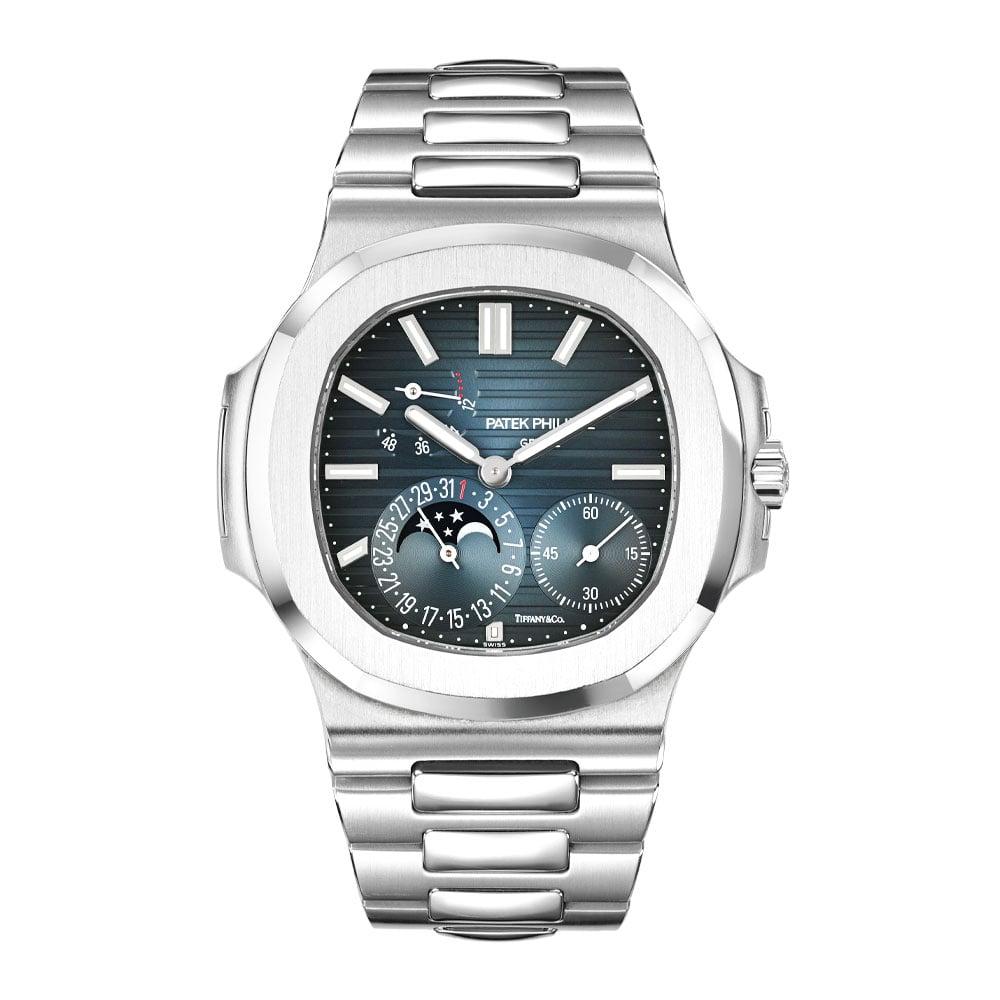 Patek Philippe Nautilus 5712/1A-001, Tiffany Stamp, Moonphase