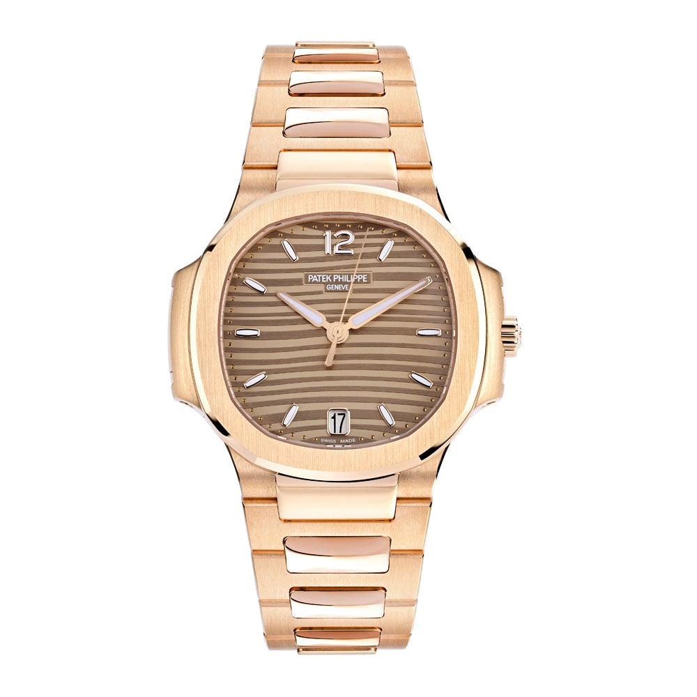 Patek Philippe Nautilus 7118/1R-010, 18K Rose Gold, Gold Opaline