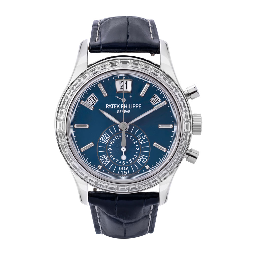 Patek philippe sale blue dial