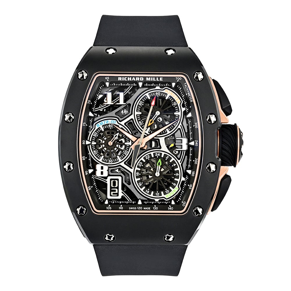 Richard Mille RM 72-01 Lifestyle Flyback Chronograph, Black TPZ
