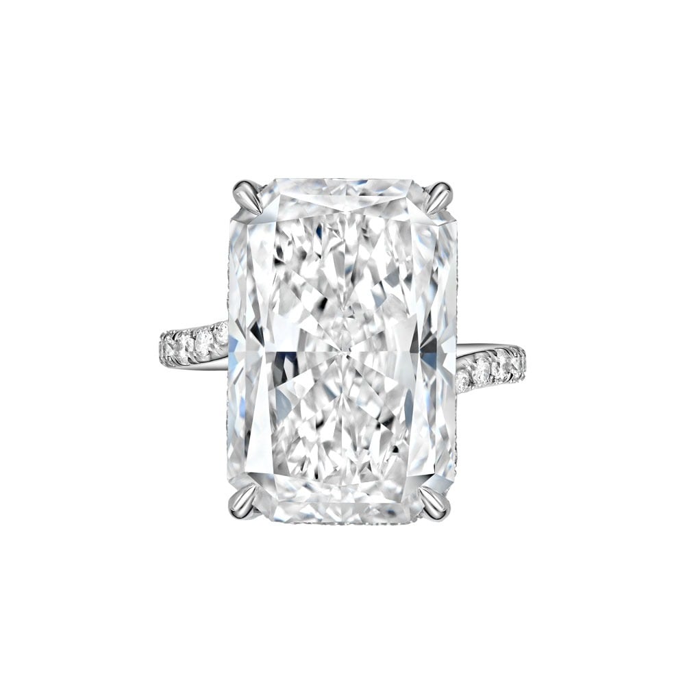 Avi & Co. Radiant & Round Engagement Ring