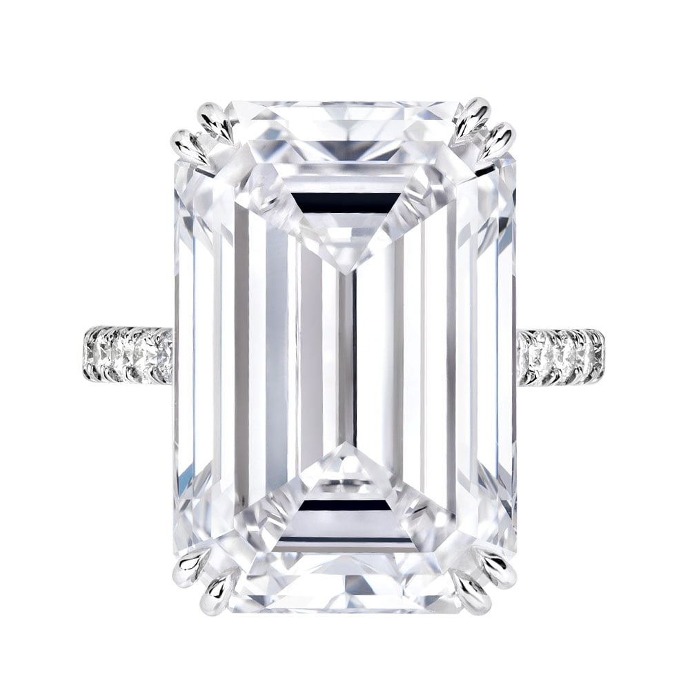 Avi & Co. Emerald Cut Diamond Band Ring