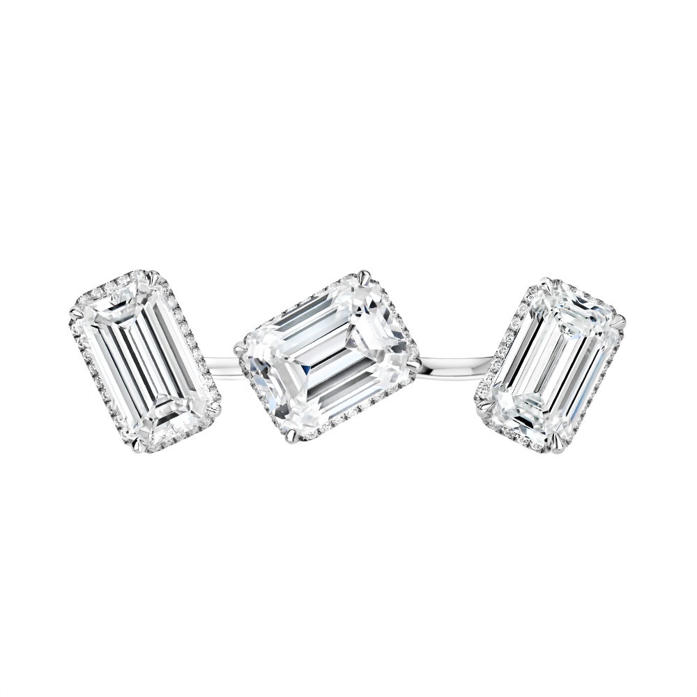 Avi & Co. Nous Trois Diamond Cuff Ring