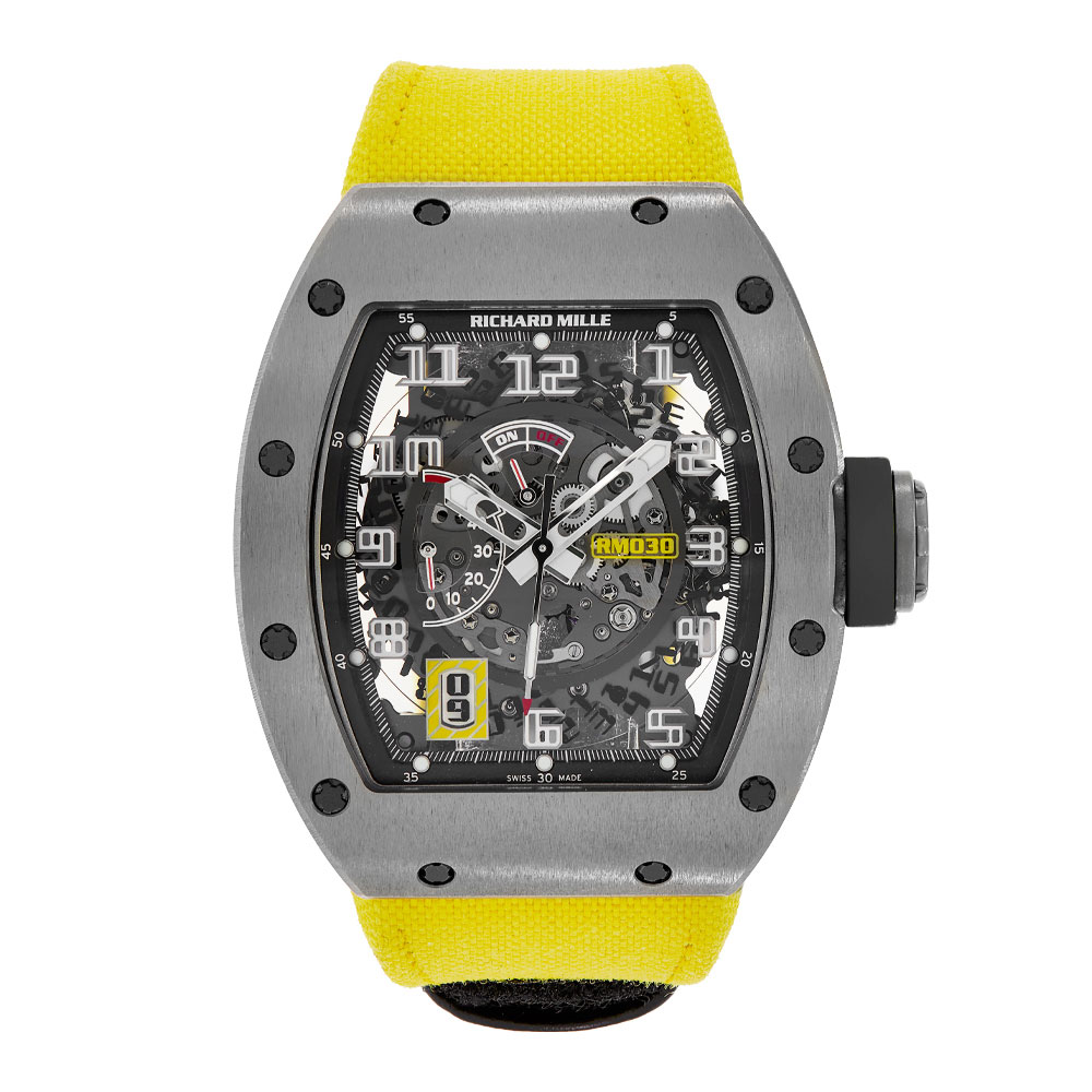 Richard mille yellow strap deals