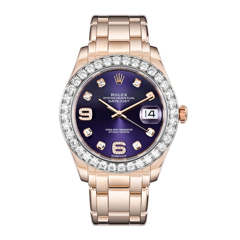 Rolex Pearlmaster 86285, 18K Rose Gold, Purple Dial, Pearlmaster