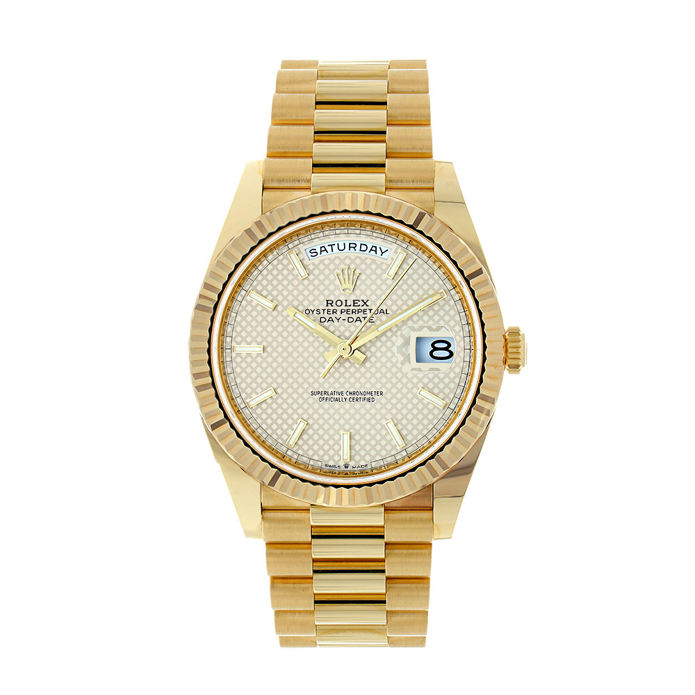 Rolex president 40mm yellow gold shop