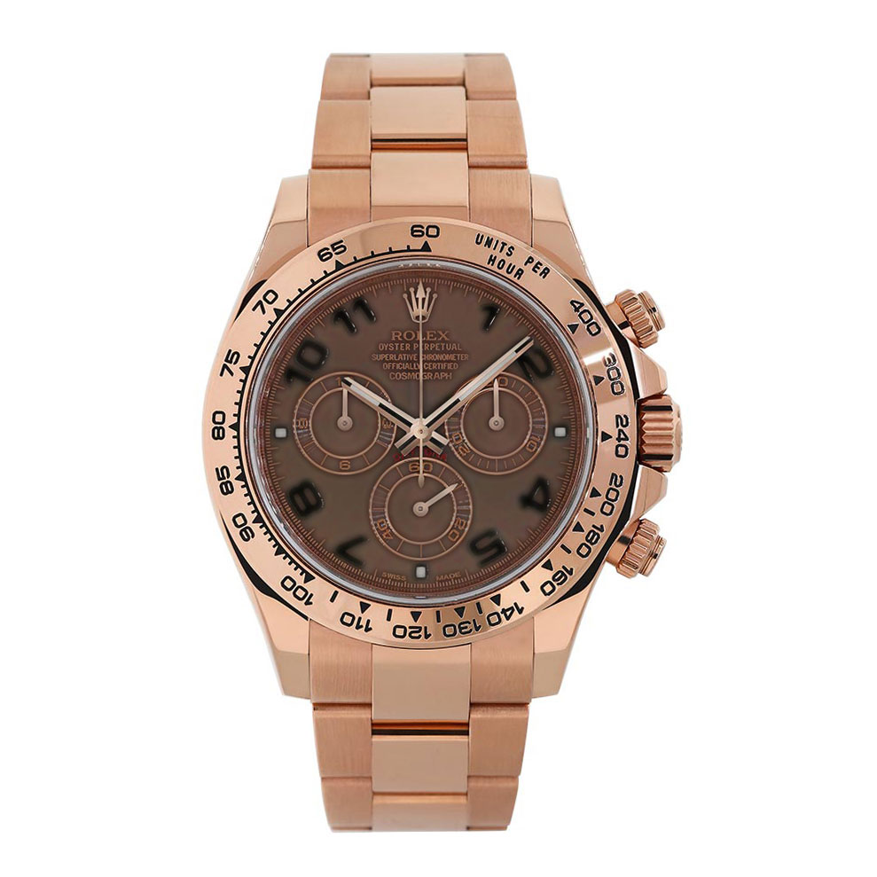 Rolex daytona chocolate dial top