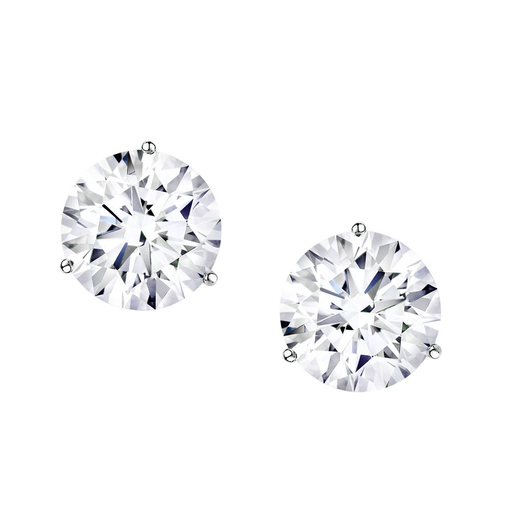Avi & Co. Round Solitaire Diamonds Studs