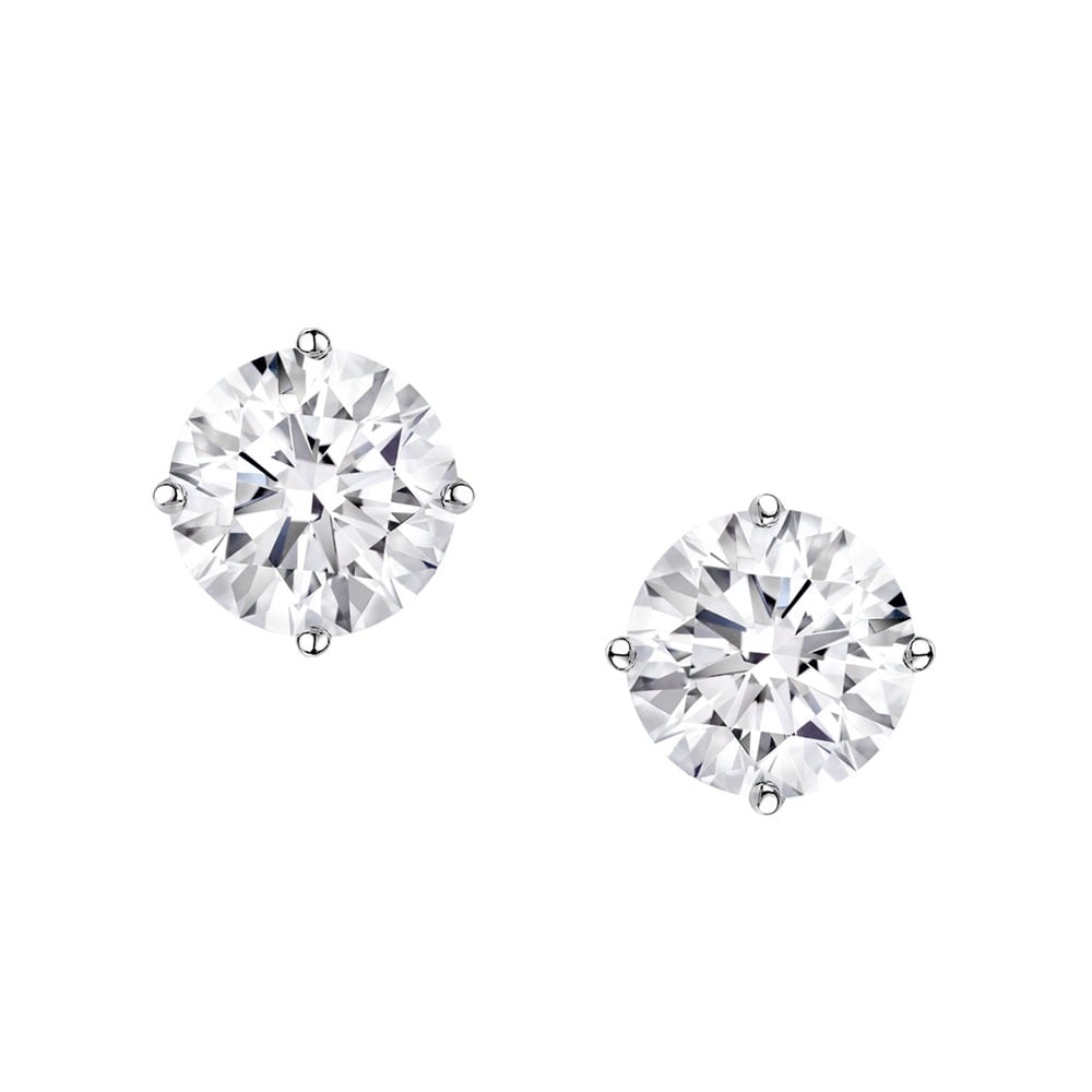 Avi & Co. Round Solitaire Diamonds Studs