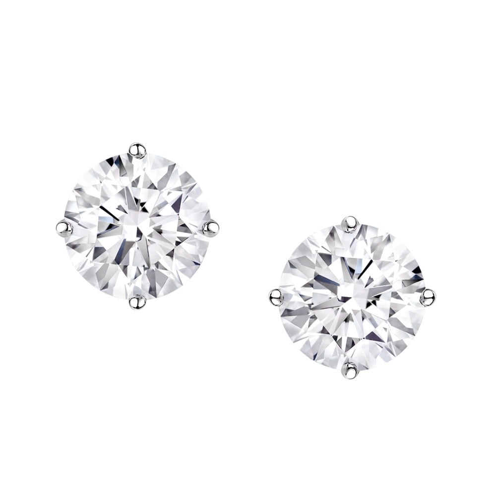 Avi & Co. Round Solitaire Diamonds Studs